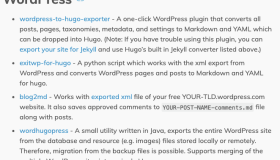 完美迁移博客从wordpress到hugo
